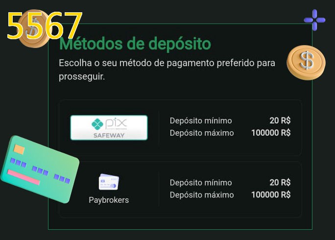 O cassino 5567bet oferece uma grande variedade de métodos de pagamento