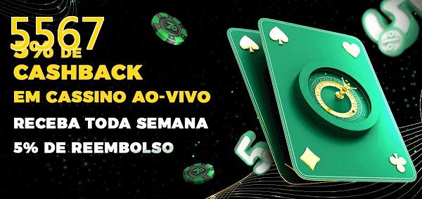 Promoções do cassino ao Vivo 5567
